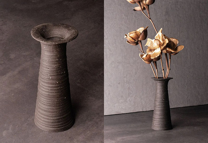 上作美器 無我陶製花器